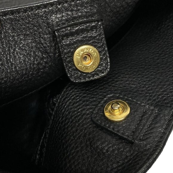 PRADA - Black Leather Shoulder Bag 807-061625 - Picture 10 of 14